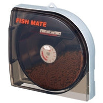 Ani Mate Automatic Pond Fish Feeder Black