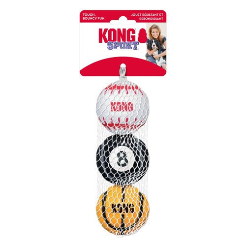 KONG Sport Balls Dog Toy Assorted 1ea/3 pk, MD