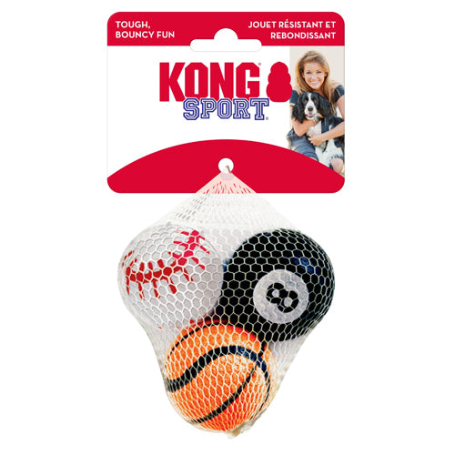 KONG Sport Balls Dog Toy Assorted 1ea/3 pk, SM