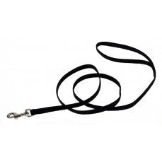 Coastal Single-Ply Nylon Dog Leash Black 3-8 in x 4 ft