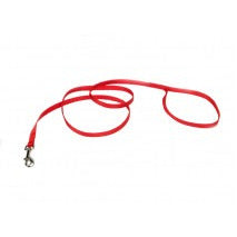 Coastal Single-Ply Nylon Dog Leash Red 3-8 in x 4 ft