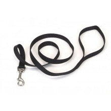 Coastal Single-Ply Nylon Dog Leash Black 5-8 in x 4 ft