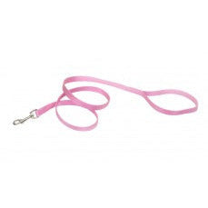 Coastal Single-Ply Nylon Dog Leash Pink Bright 5-8 in x 6 ft