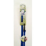 Lil Pals Nylon Dog Leash with E-Z Snap Blue 3-8 in x 6 ft