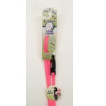 Lil Pals Nylon Dog Leash with E-Z Snap Neon Pink 3-8 in x 6 ft