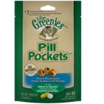 Greenies FELINE Pill Pockets Tuna & Cheese Flavor Cat Treats 1.6 oz 45 Count