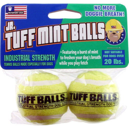 Petsport USA Jr. Mint Balls Dog toy Assorted 2 Pack 1.8 in