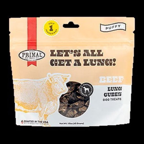 Primal Dog Lets Get Lung Beef 1.5Oz