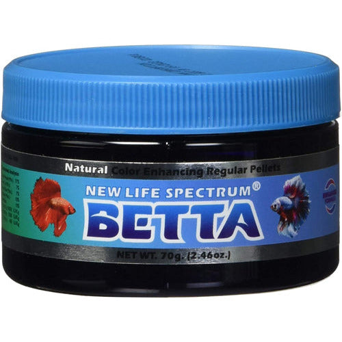 New Life Spectrum Betta Pellets Fish Food 2.46 oz Regular