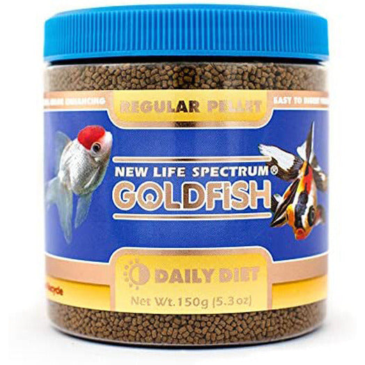 New Life Spectrum Goldfish Pellets Fish Food 5.3 oz Large