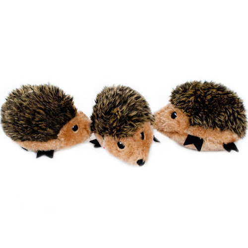 ZippyPaws Miniz Dog Toys Hedgehogs 1ea-XS; 3 pk